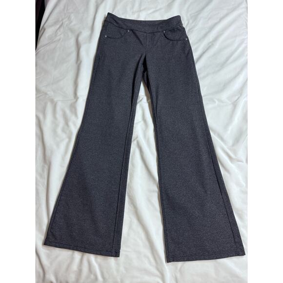 Athleta Bettona Classic Flared Stretch Pants Grey Women’s Size Small S - Picture 1 of 8